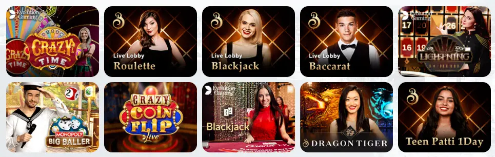Jeux de casino en direct Luck Of Spins Casino
