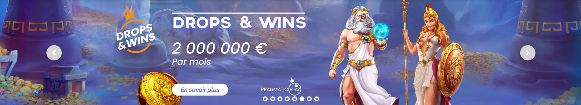 Drop and Wins Luck Of Spins Casino