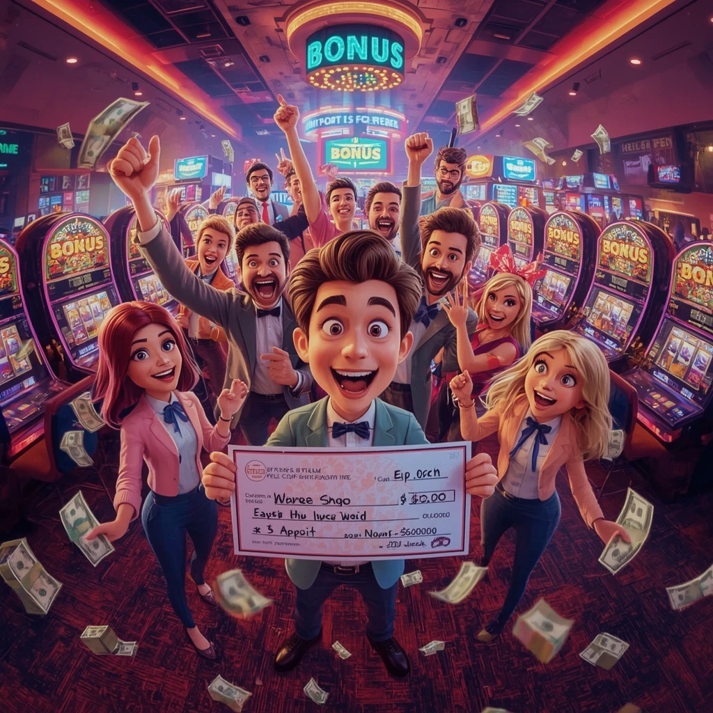 bonus dans les mains de l'homme au casino Luck Of Spins Casino